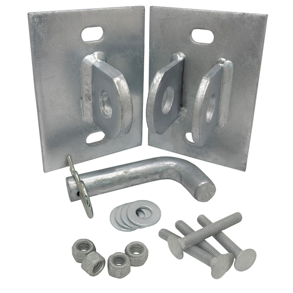 Floating Stationary Dock Connector Hinge Kit Male Female T Style Brackets 1 Piece