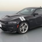 4 Dual Fender Stripe Hash Mark Decal Graphic Kit for Dodge Charger