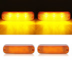 AR60250 LED Amber Flashing Cab Lights Headlight For John Deere Tractor 2 Pieces
