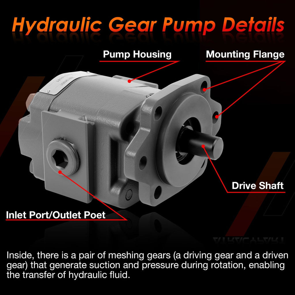H2136201 Hydraulic Pump 3000 PSI 7/8 Inch 13 Spline Shaft Heavy Duty