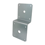 Galvanized Deck Joist Tie Plate Z Bracket for 2x4 Cross Joist and 4x4 Post 6 Pack