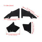 4PCS Splash Guards Fender Liners for Toyota 4Runner Lexus GX 470 2003-2022
