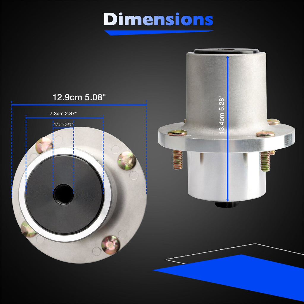 125981 Deck Blade Spindle For Hustler Fastrak Raptor SDX SD 48 54 60 In Mower