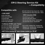 CR12 Steering Service Kit for Cub Cadet MTD CC30 75311064B 78307239A