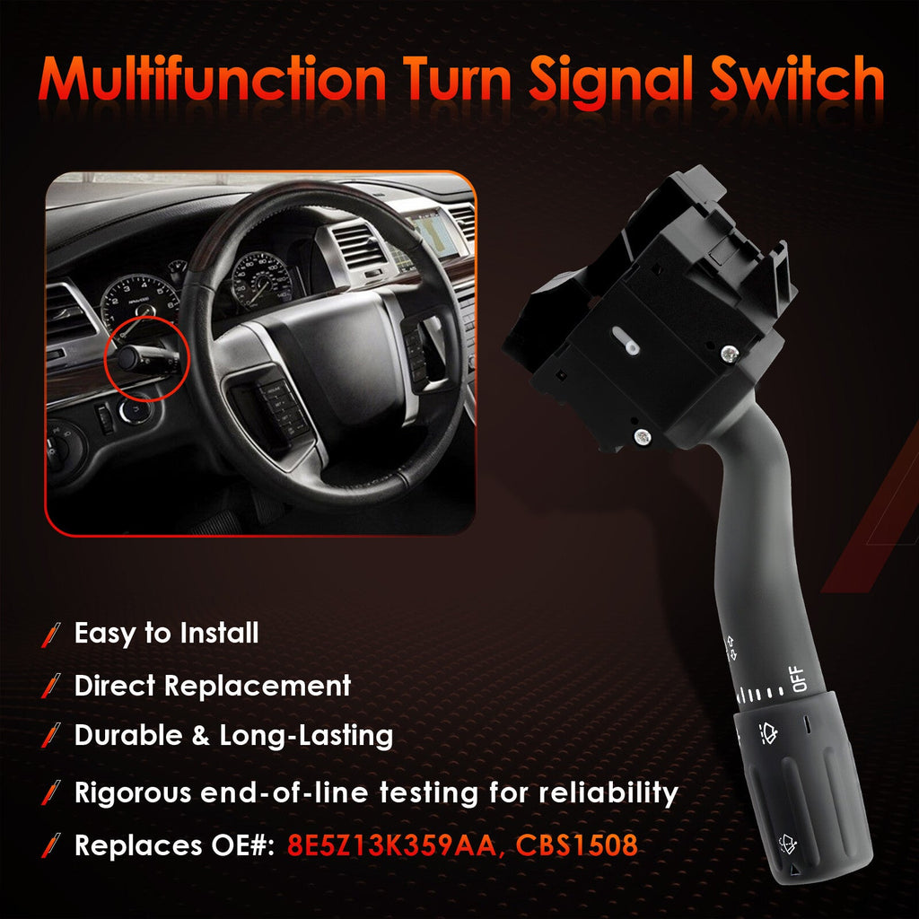 Turn Signal Windshield Wiper Switch for Ford Fusion Taurus Lincoln Mercury 05 12