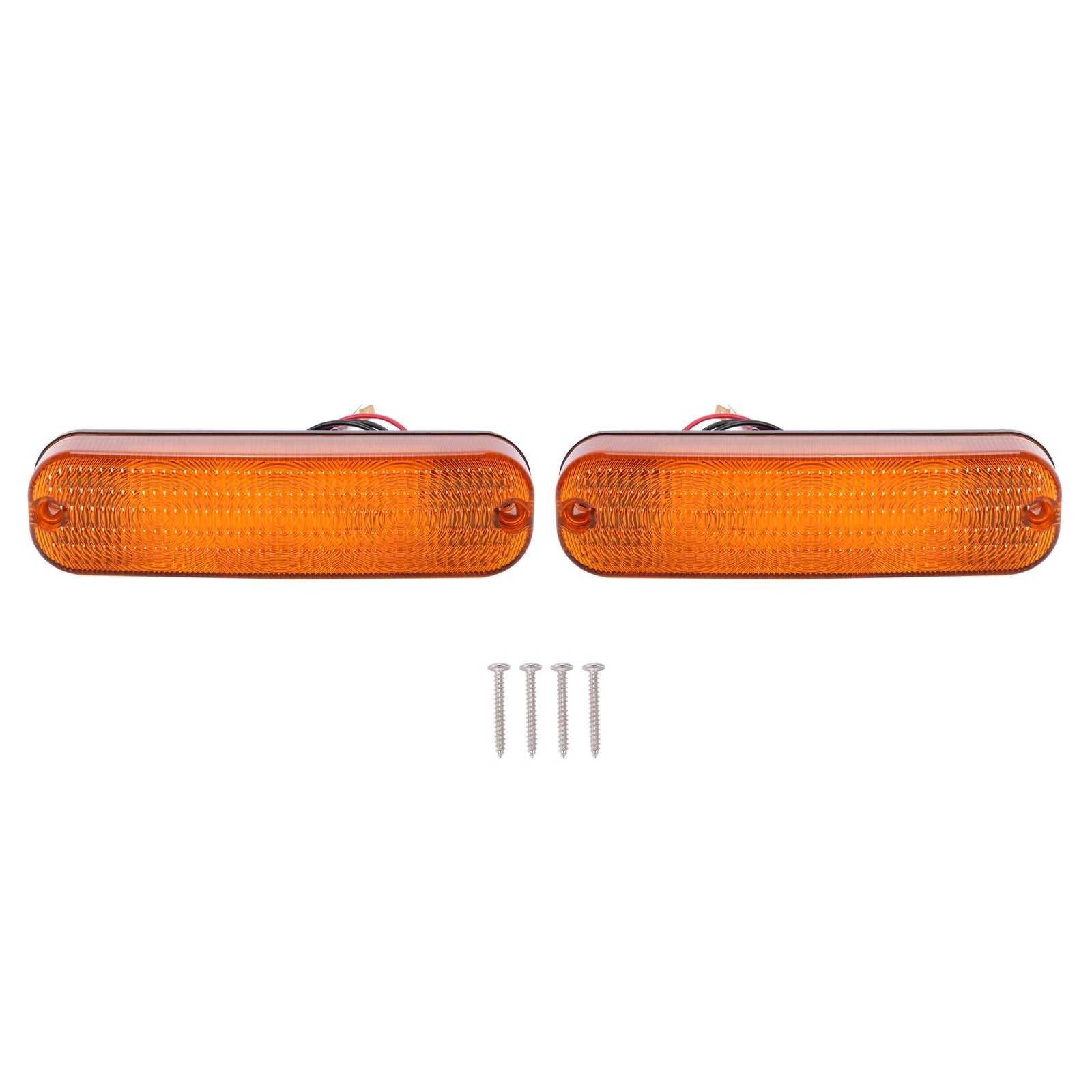 AR60250 LED Amber Flashing Cab Lights Headlight For John Deere Tractor 2 Pieces
