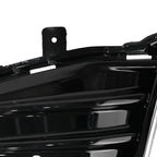 2Pcs Fog Light Cover For 2019-2024 Ford Edge Front Bumper Chrome Trim w/Bezel