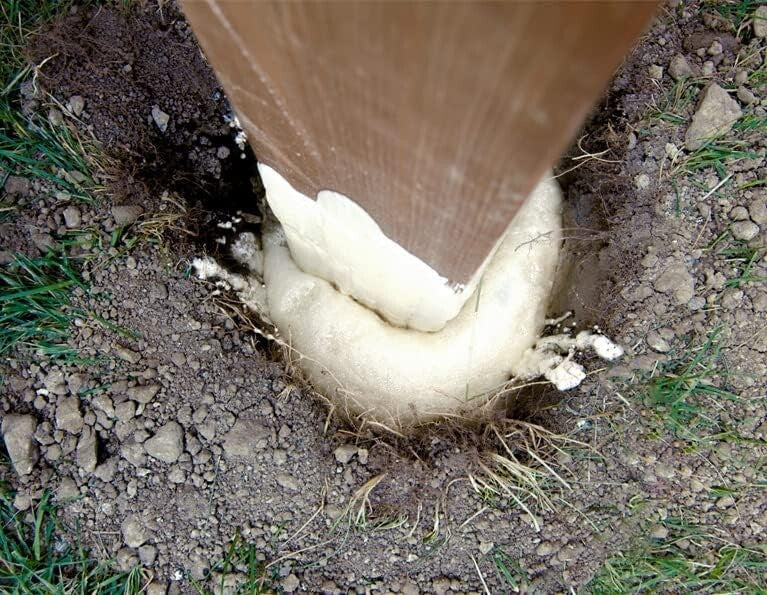 Fast 2K Deck Post Mix Expanding Foam Concrete Alternative for Post Install 4 Pack