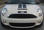 4 Inch Vinyl Bonnet Boot Rally Racing Stripe Decal Kit for Mini Cooper S