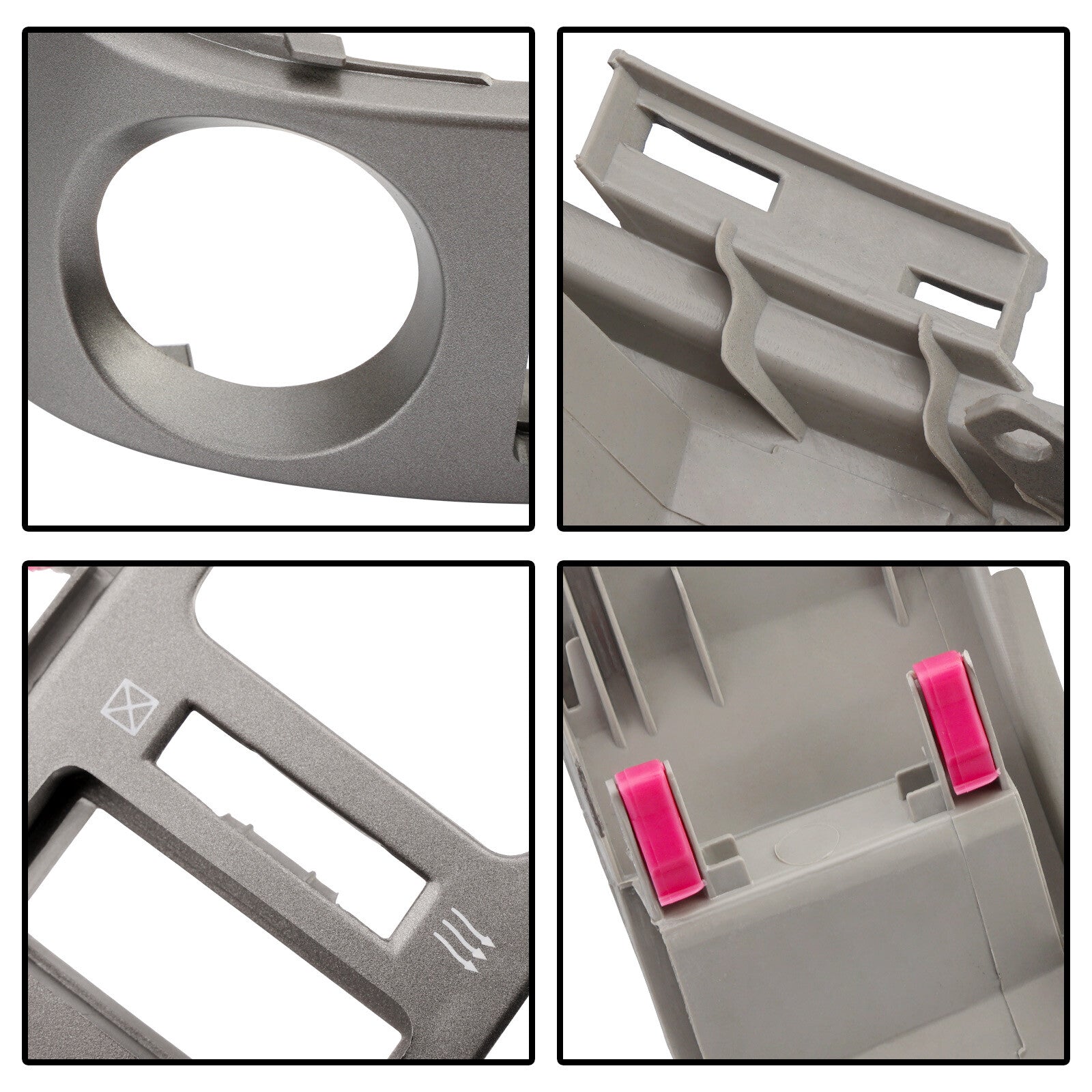 Center AC Dash Air Vent Cover Trim Panel for Toyota Prius 2004 2009 L R 4Pcs