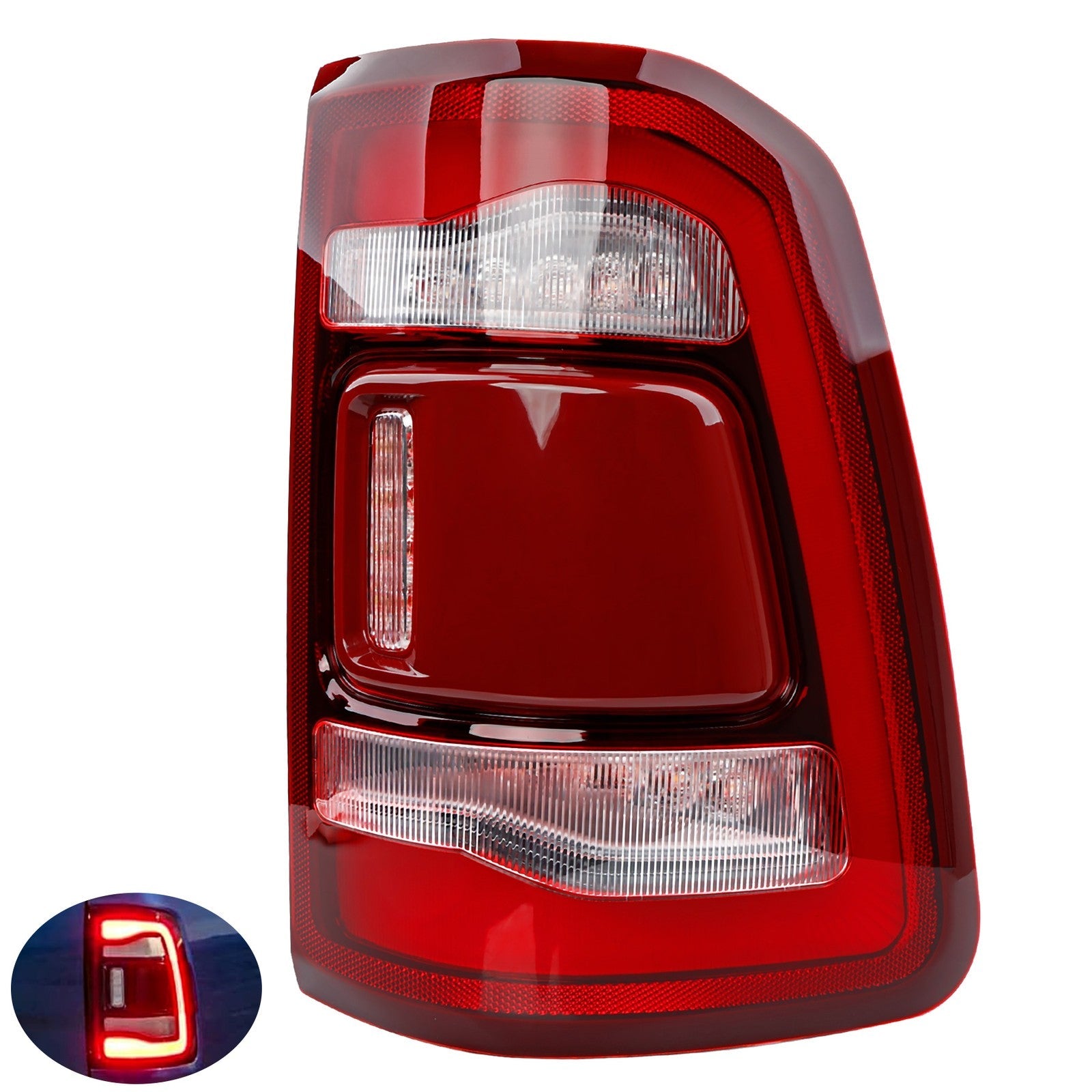 LED Reverse Brake Turn Signal Tail Lights for Dodge Ram 1500 2019 2024 2X