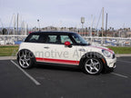 Vinyl Hood Trunk and Rocker Rally Stripes Racing Kit for Mini Cooper
