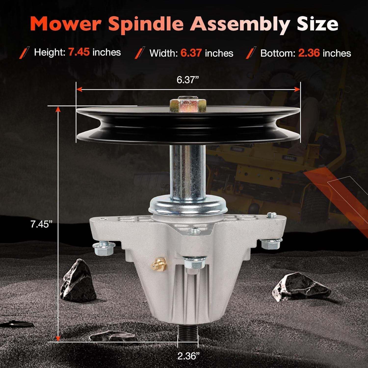 618P09395 Mower Deck Spindle Assembly for Cub Cadet MTD ZT1 ZTS1 46 Inch Deck 2x