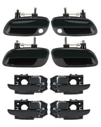 Door Handles Exterior Interior Front Rear for 01 06 Hyundai Elantra 8 Pieces