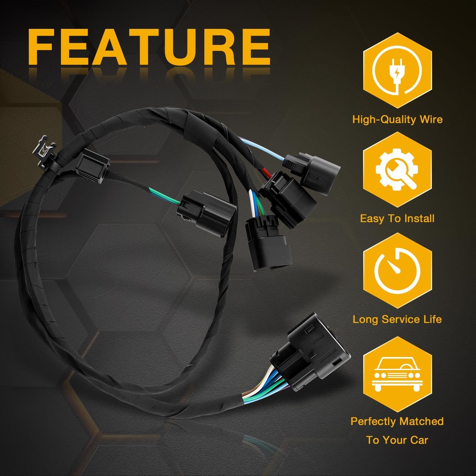Rear Tailgate Handle Wiring Harness For Ford F250 F350 F450 F550 2017 To 2019
