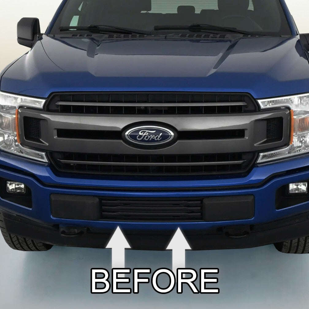 Chrome Lower Grille Bumper Trim for Ford F150 2015 2016 2017 2018 2019