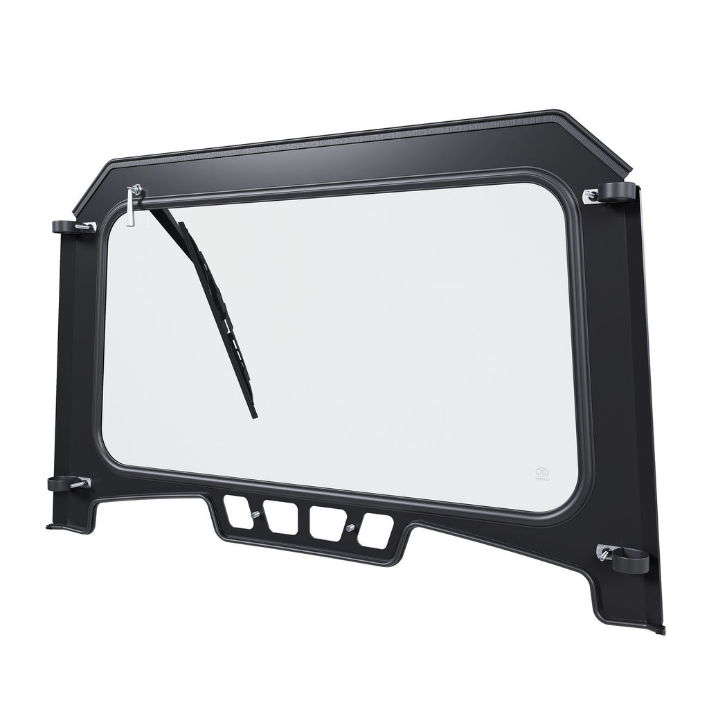 Glass Front Full Windshield for 2019-2023 Polaris RZR XP XP4 1000 Black