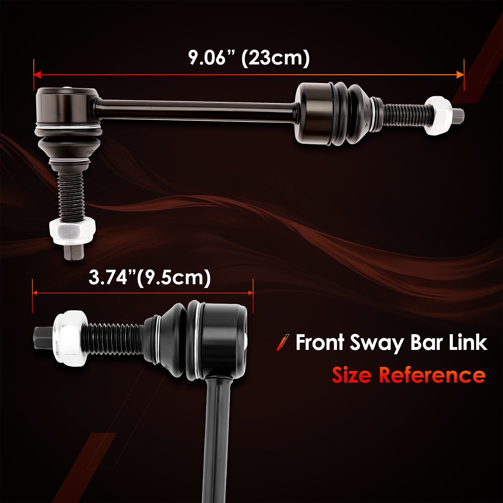 K750996 Front Sway Bar Stabilizer Link Kit For Dodge Ram 1500 2019 To 2024 2Pcs