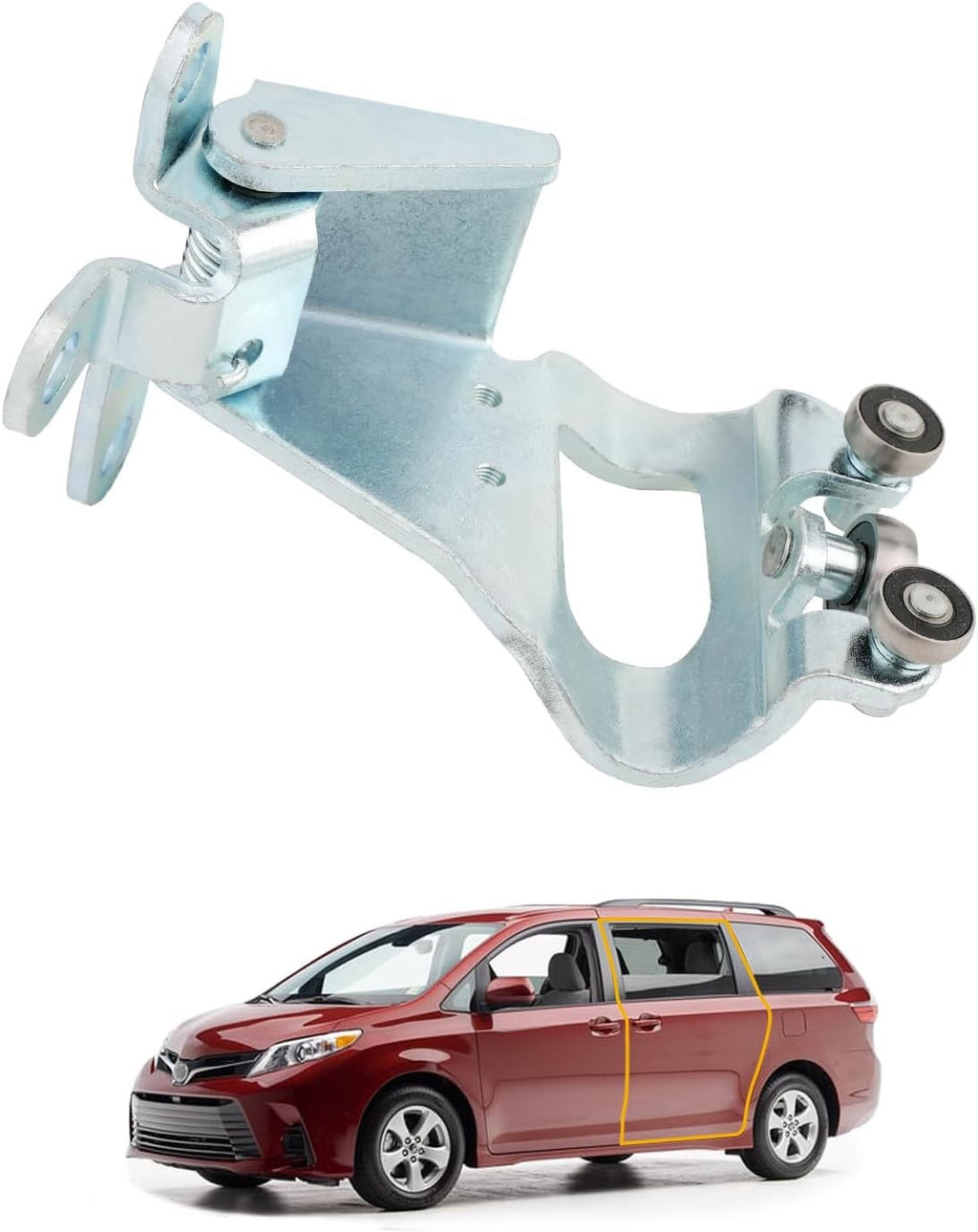 Driver Side Slide Door Hinge and Roller Assembly for Toyota Sienna 11-20 3.5L V6
