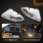 LED Mirror Turn Signal Puddle Lamps for 2009 2018 Dodge Ram 1500 2500 2Pcs