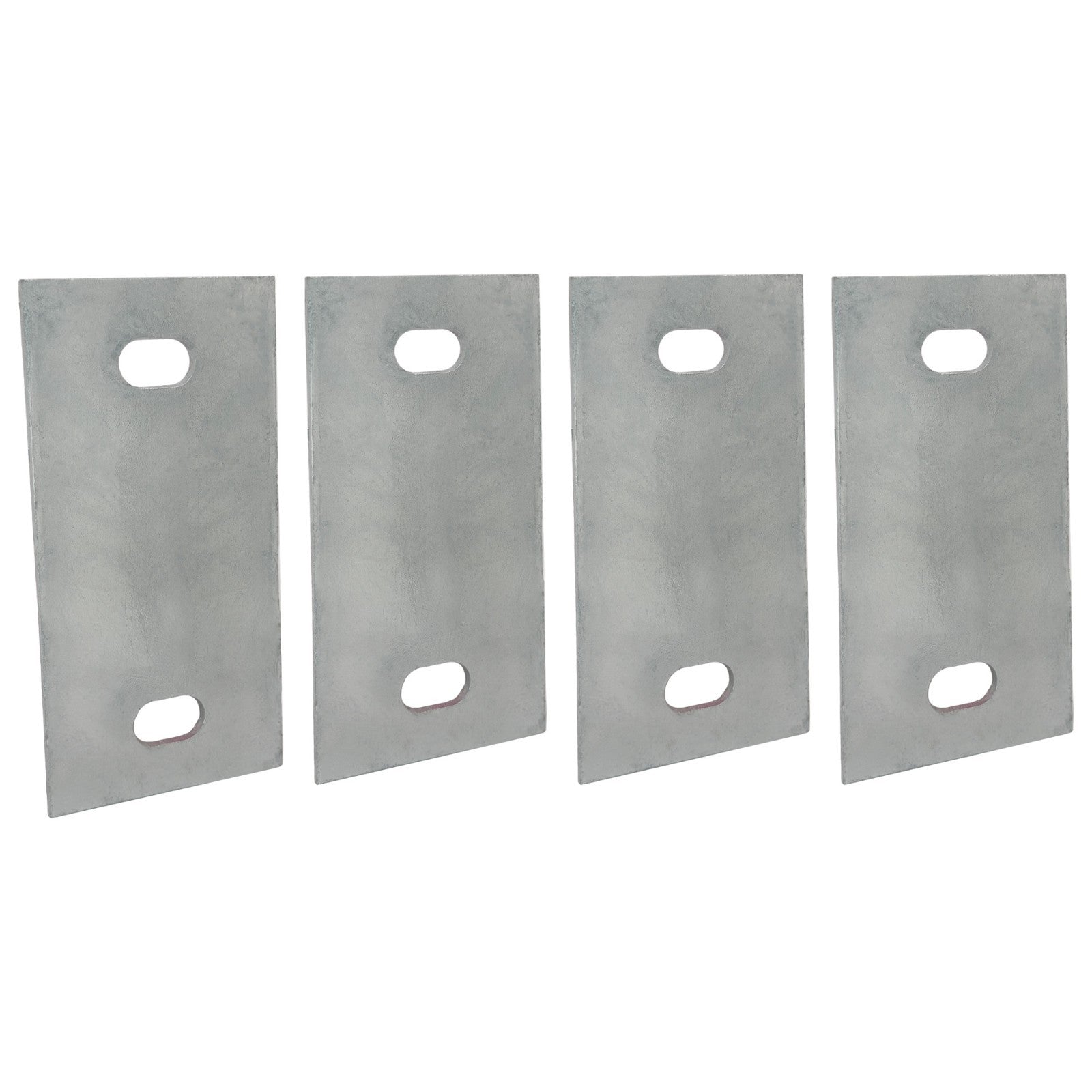 Stationary Dock Washer Plate 5 x 2 1 2 Heavy Duty Galvanized Steel 4 Pack