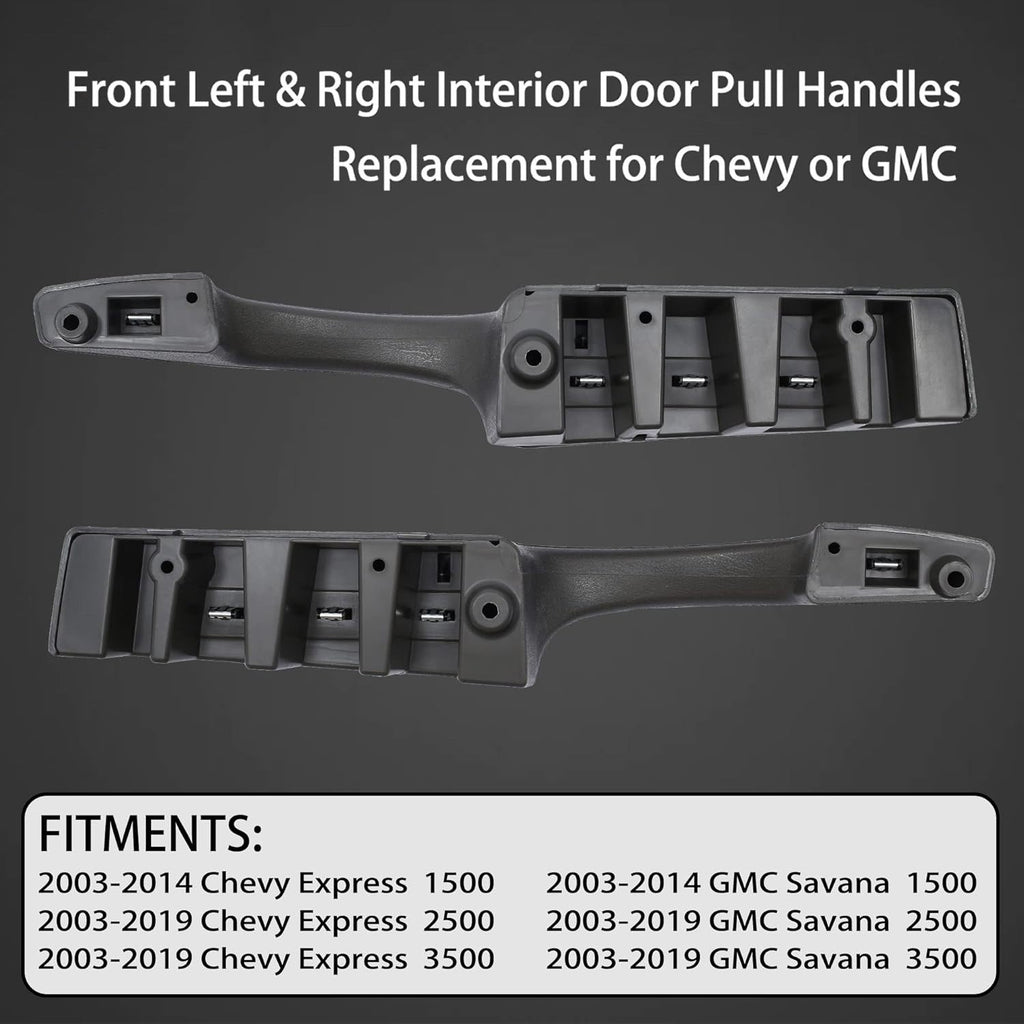 Interior Pull Door Handle Kit For Chevy Express GMC Savana 1500 2500 3500 03-19