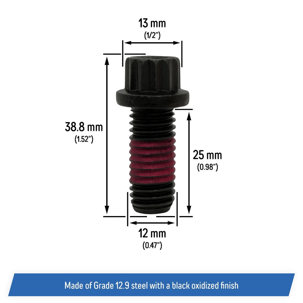 N800594S100 Driveshaft Yoke Bolts Replacement for Ford M12 1 75x25