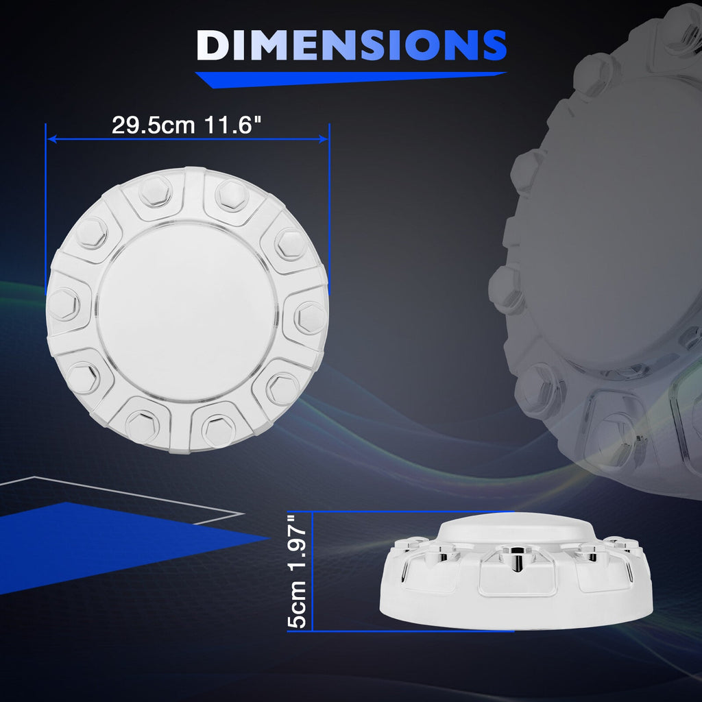 6PG03SZ0AB Chrome Wheel Center Hub Cap Cover Front for Ram 4500 5500 2019 2021