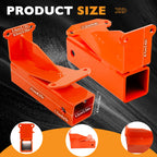 093 1136 98 Red 2 Inch Trailer Hitch Kit For Bad Boy Maverick 2021 Up