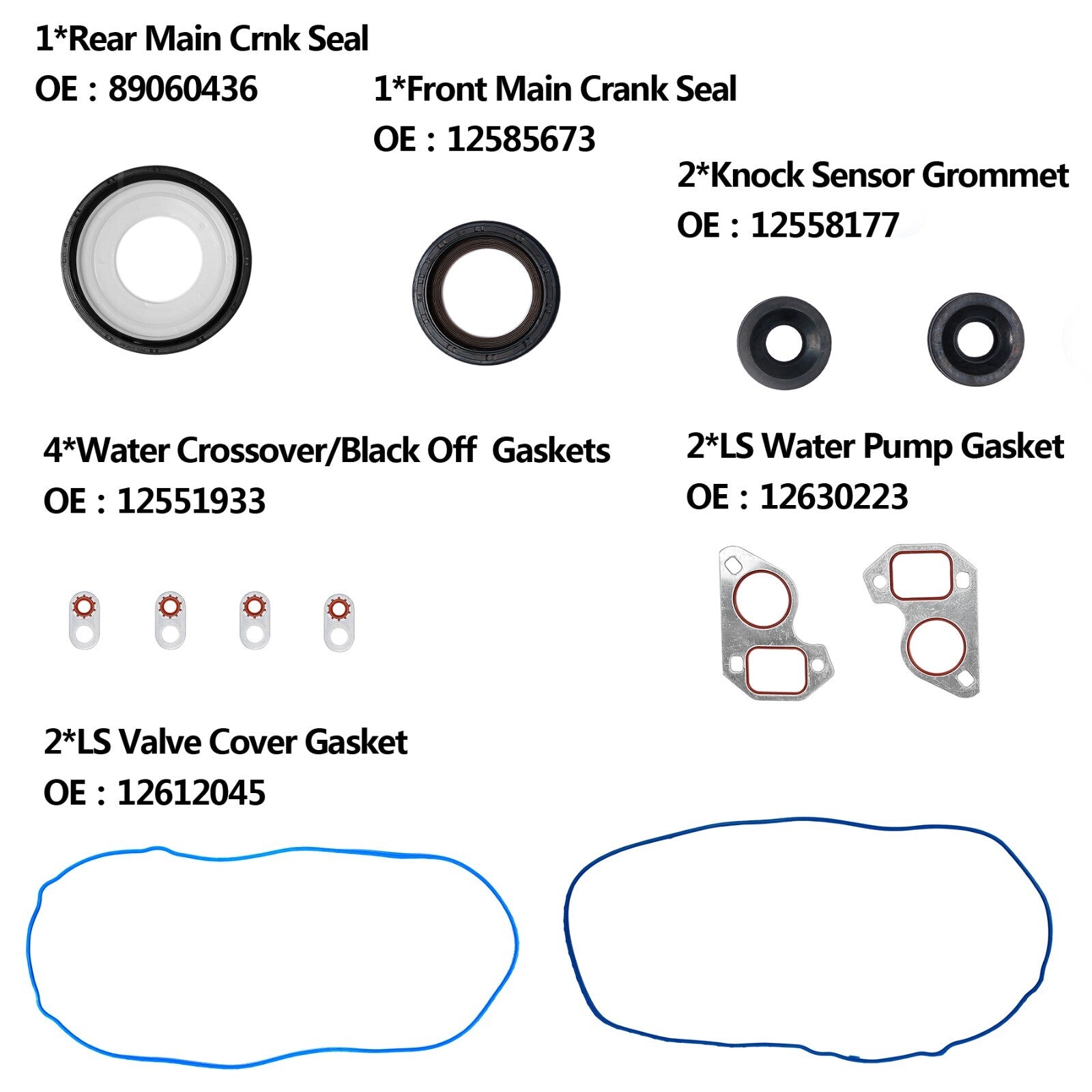 Head Full Gasket Set for Chevy Silverado 1500 Express GMC Sierra 5.3L 4.8L 02 11