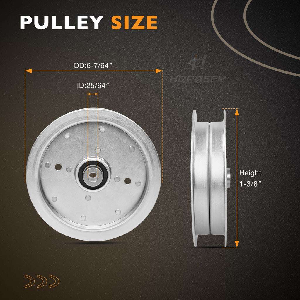 71460009 Flat Idler Pulley for Wright Commercial Lawn Mower