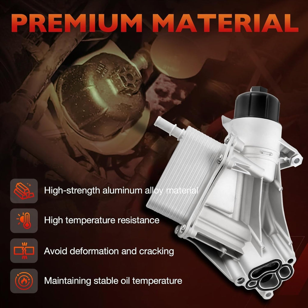 68624177AA Oil Cooler Filter Housing For Ram 2014 2019 1500 3.0L V6 Diesel