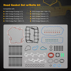 Head Gasket Set With Bolts For 99 To 03 Dodge Ram Durango Grand Cherokee 4.7L