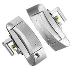 Exterior Door Handle Driver and Passenger Side Silver for Nissan 2003 2009 350Z