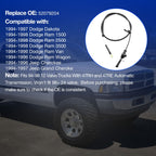 52079204 Transmission Kickdown TV Cable for Dodge 94 98 12 Valve Diesel Pickups