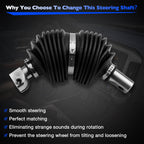 Steering Column Intermediate Shaft for Chevy Silverado Tahoe GMC Sierra Yukon