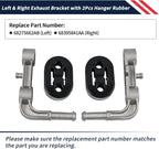 Rear Exhaust Bracket Muffler Assy For Dodge Ram 1500 2019 To 2025 Left Right