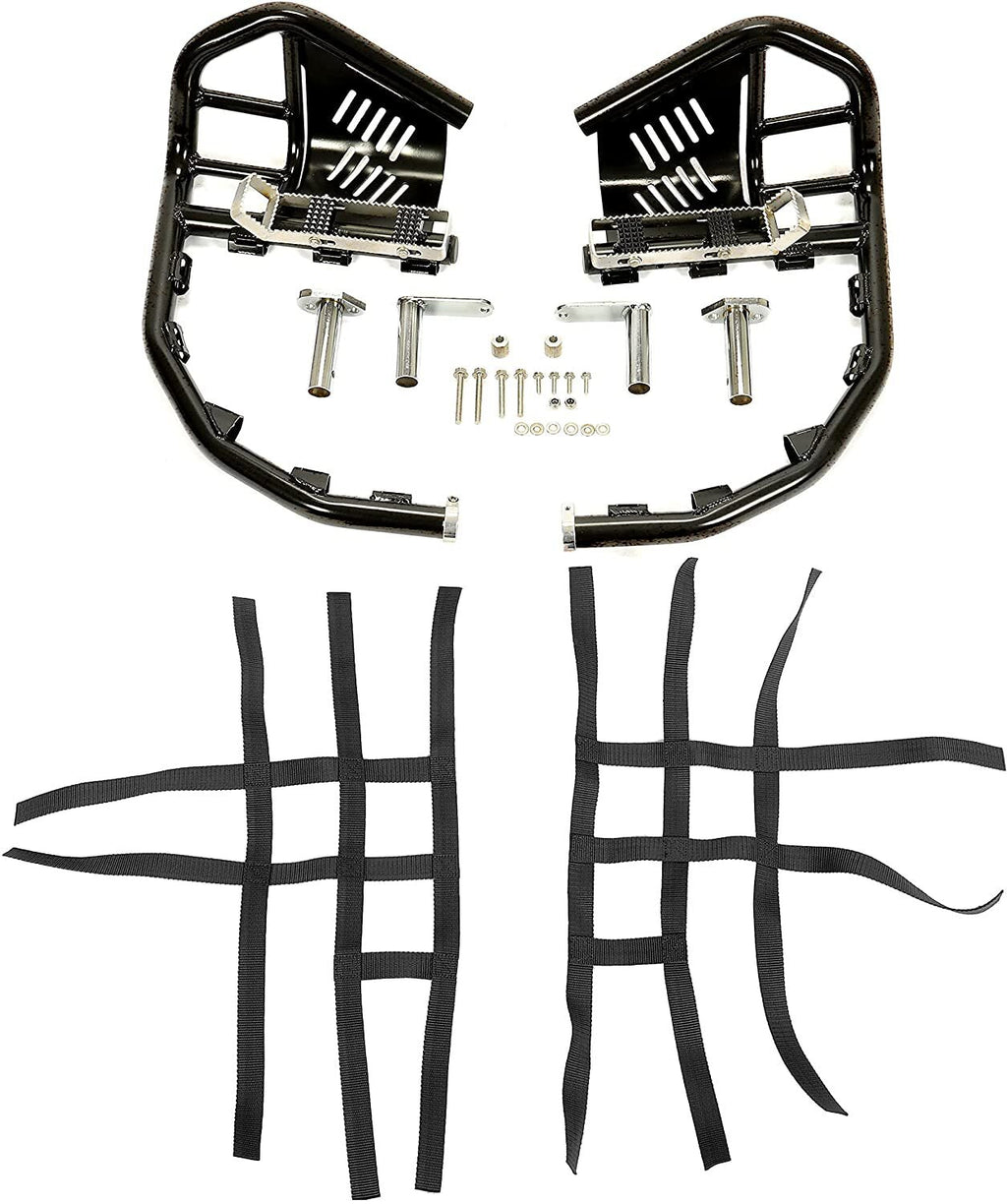 Nerf Bars With Nets Pro Peg Bars For Honda Sportrax 400 TRX 400EX 400X All Years