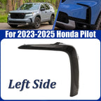 Front Bumper Molding Trim For 2023-2025 Honda Pilot Gloss Black Left Driver Side
