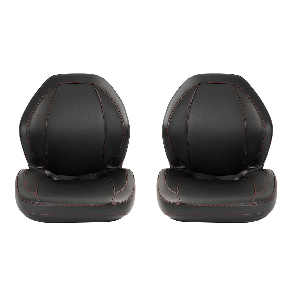 2Pcs Black Sewn Bucket Seats For Yamaha Rhino 450 660 700 5UG-F4710-00-00