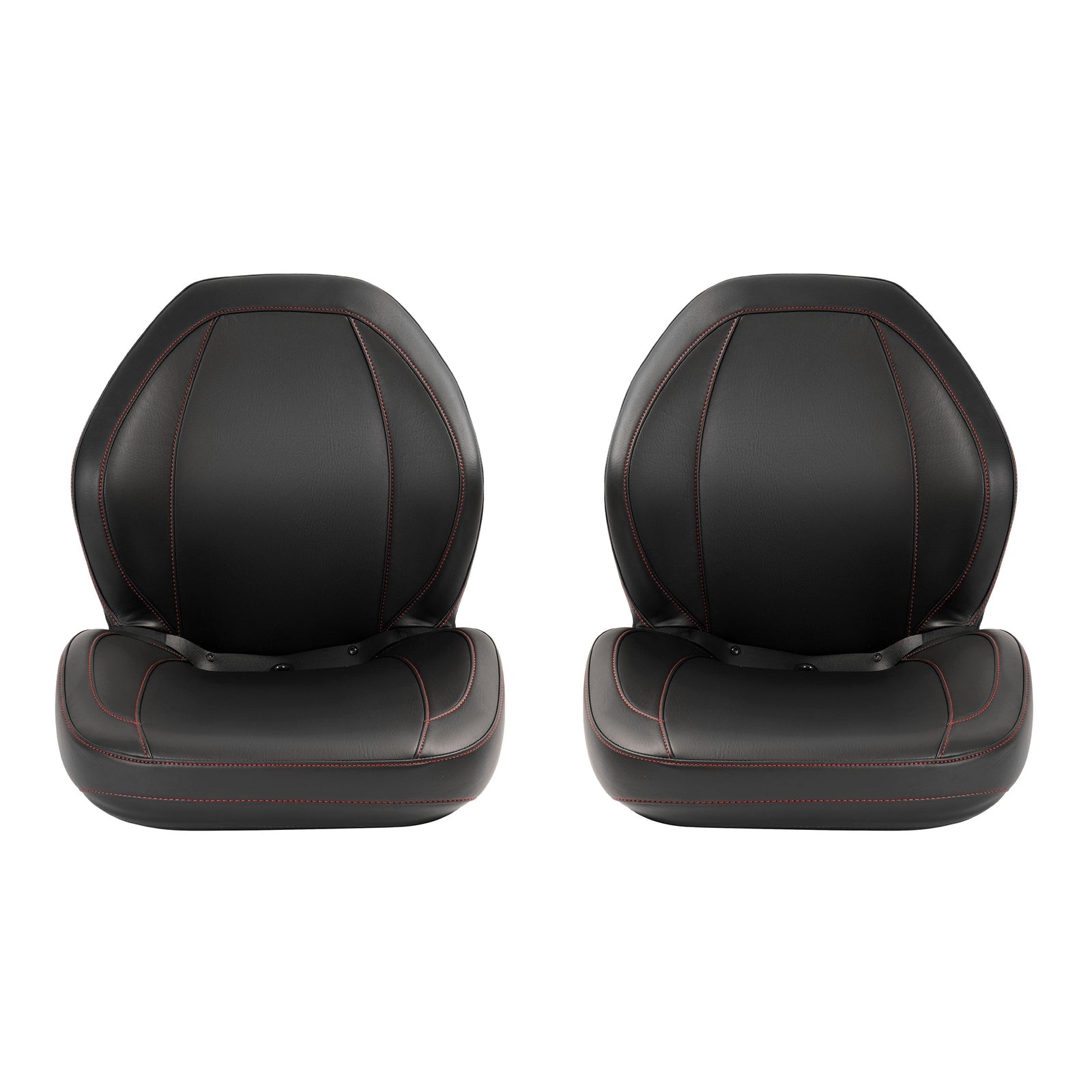 2Pcs Black Sewn Bucket Seats For Yamaha Rhino 450 660 700 5UG-F4710-00-00