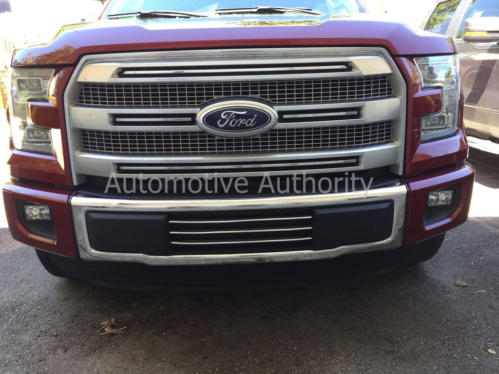 Chrome Lower Grille Bumper Trim for Ford F150 2015 2016 2017 2018 2019