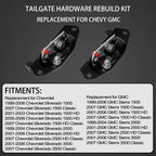 15997911 Tailgate Rebuild Kit Handle Bezel Latch for Chevy Silverado GMC Sierra