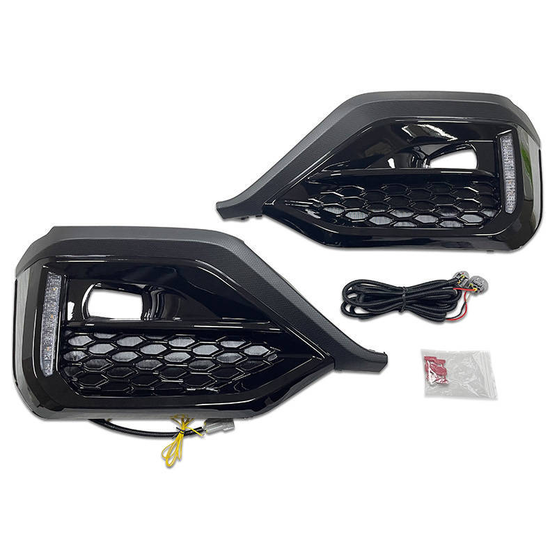 LED Turn Signal DRL Fog Bezel Light Front Bumper Grille for Subaru WRX 2022 2023