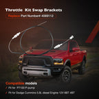 P7100 Throttle Swap Kit 60 Adjustable Cable Mounting Brackets Return Springs