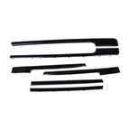 Black Door Side Body Molding Trim Strip Kits for Range Rover L405 2013 2022