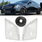 Front Headlight Lens Clear Cover Glue for Cadillac CTS 2008 2013