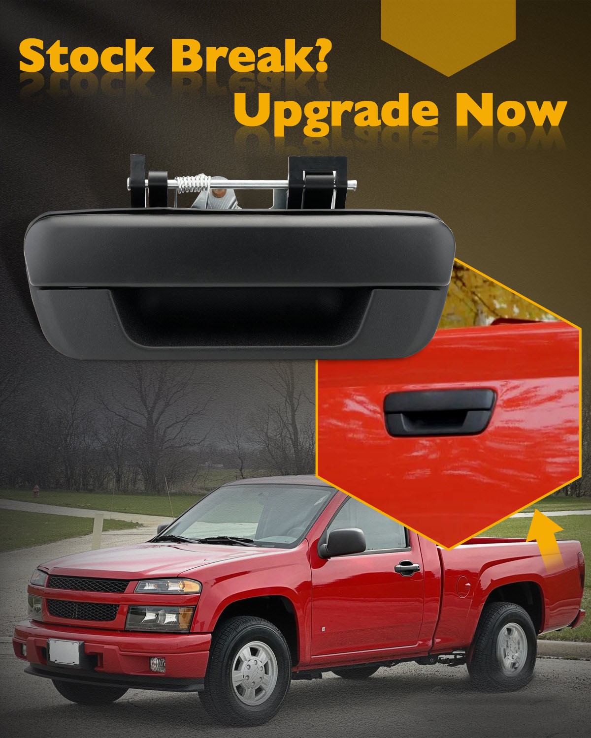 97319415 Metal Tailgate Latch for GMC Canyon Chevy Colorado Isuzu 2004 2014