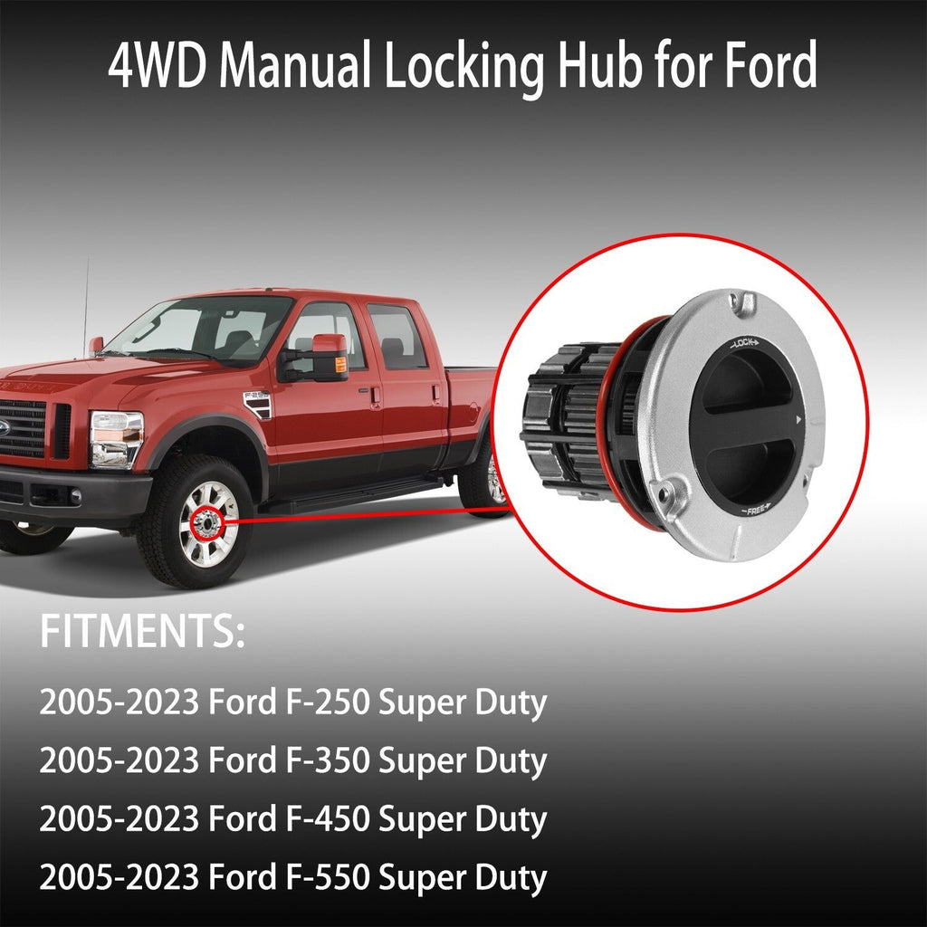 Front Manual Lock Hub Link for Ford F250 F350 F450 F550 Super Duty 2005 2023 2X