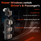 935703K600 Master Power Window Control Switch Kit for Hyundai Sonata 2009 2010